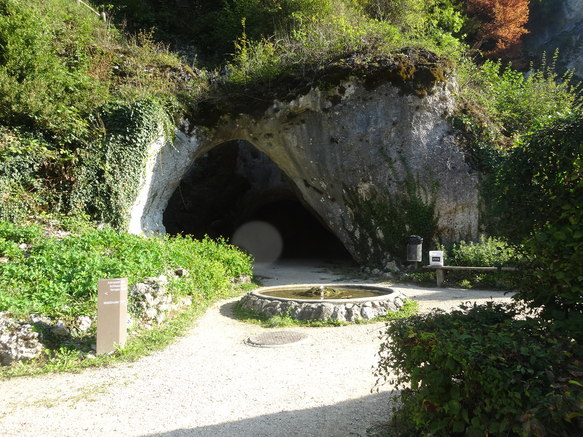 Eingang zur Ermitage in Arlesheim (September 2018)